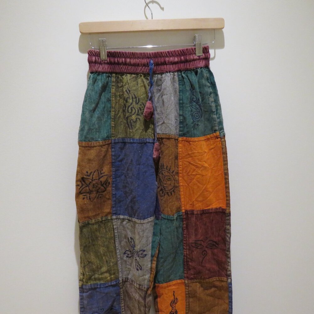 Rising International Multicolor Patchwork Hippie … - image 3